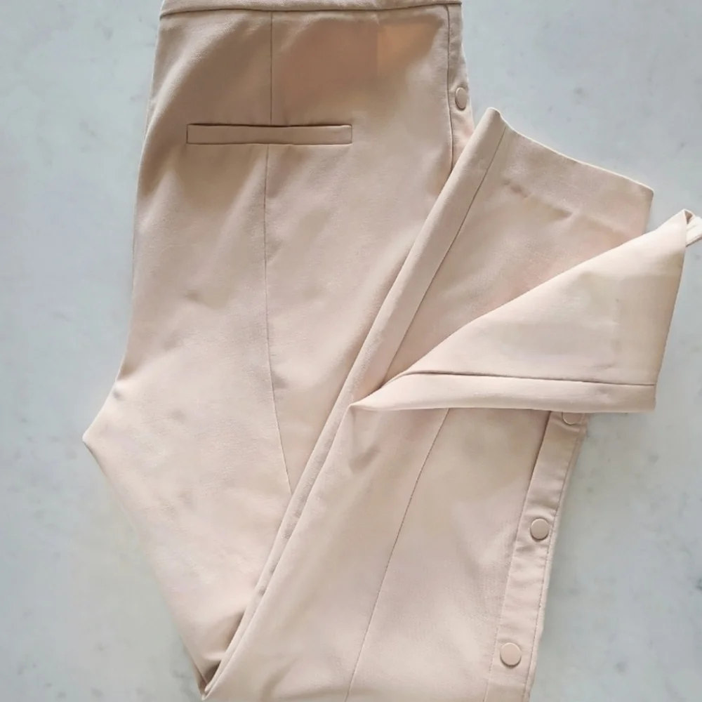 Tibi Anson Skinny Crop Pants, Size 10, Blush, EUC